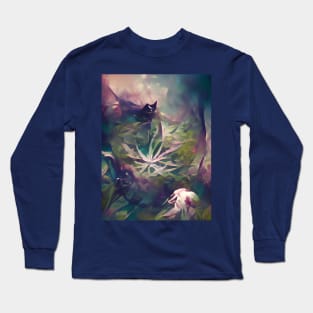 Dark Flower Long Sleeve T-Shirt